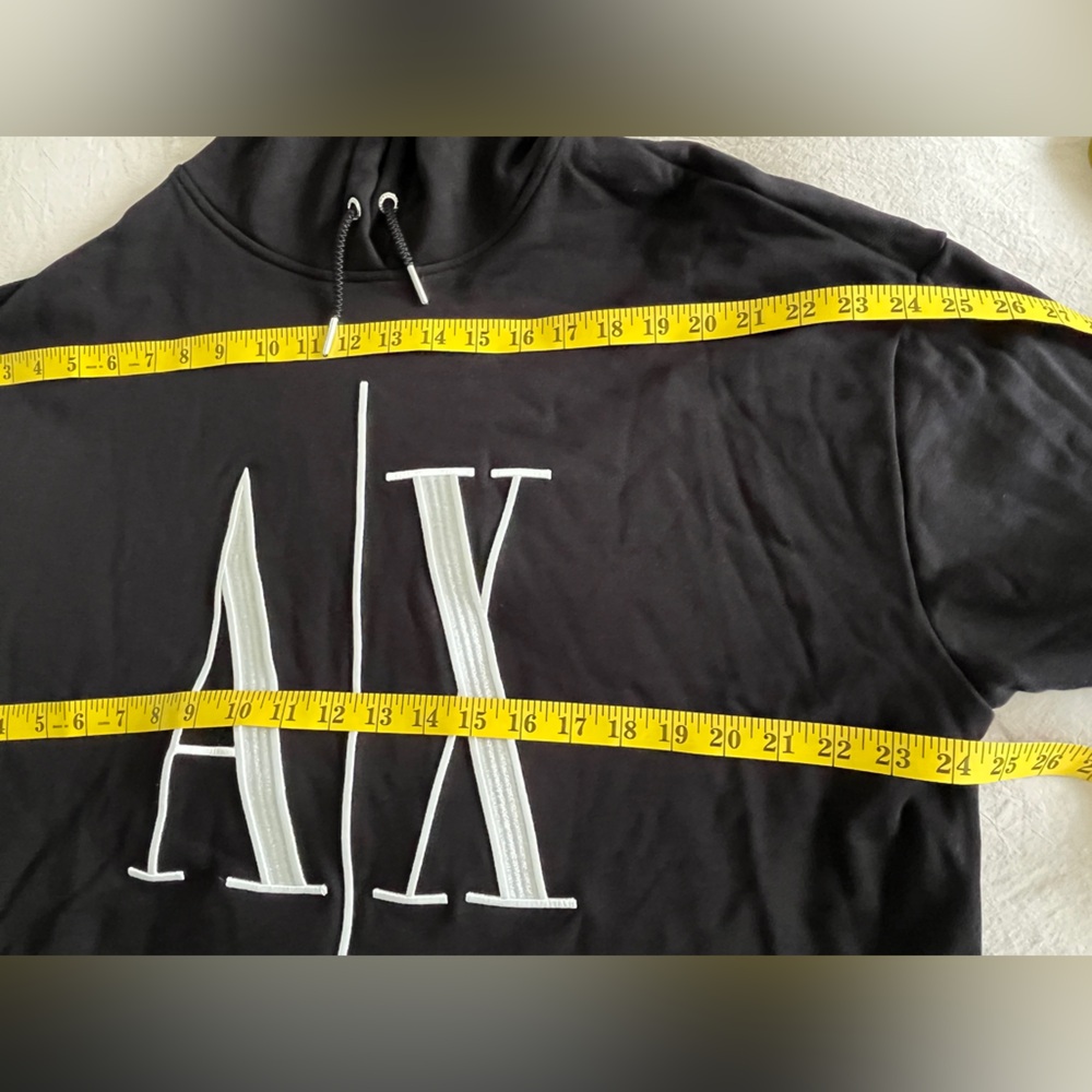 NWOT Armani Exchange Women's Icon Project Hooded Sweatshirt Sz XL - Picture 8 of 13